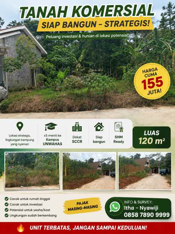 dijual tanah kandri