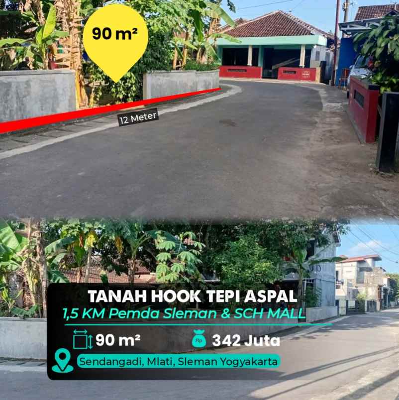 dijual tanah mlati
