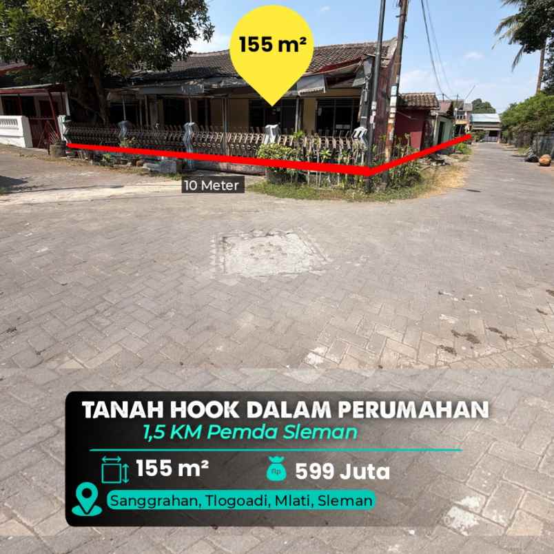 dijual tanah mlati