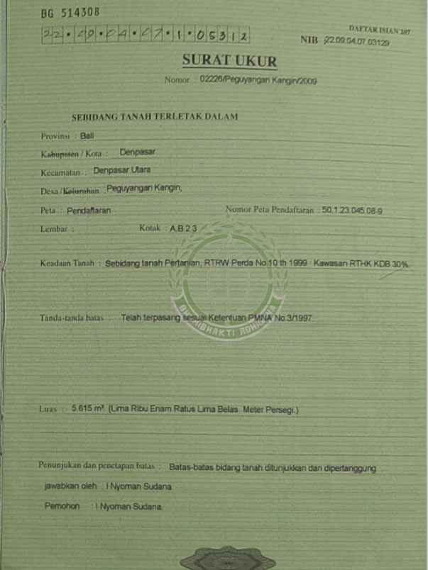 dijual tanah pemogan