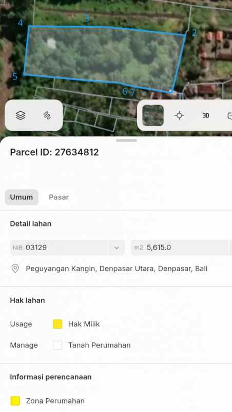 dijual tanah pemogan