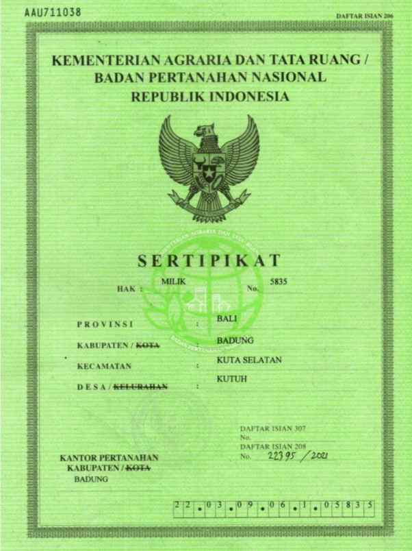 dijual tanah poltek stp bali