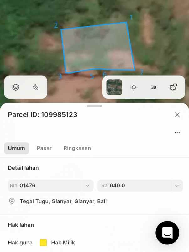 dijual tanah raya pantai lebih