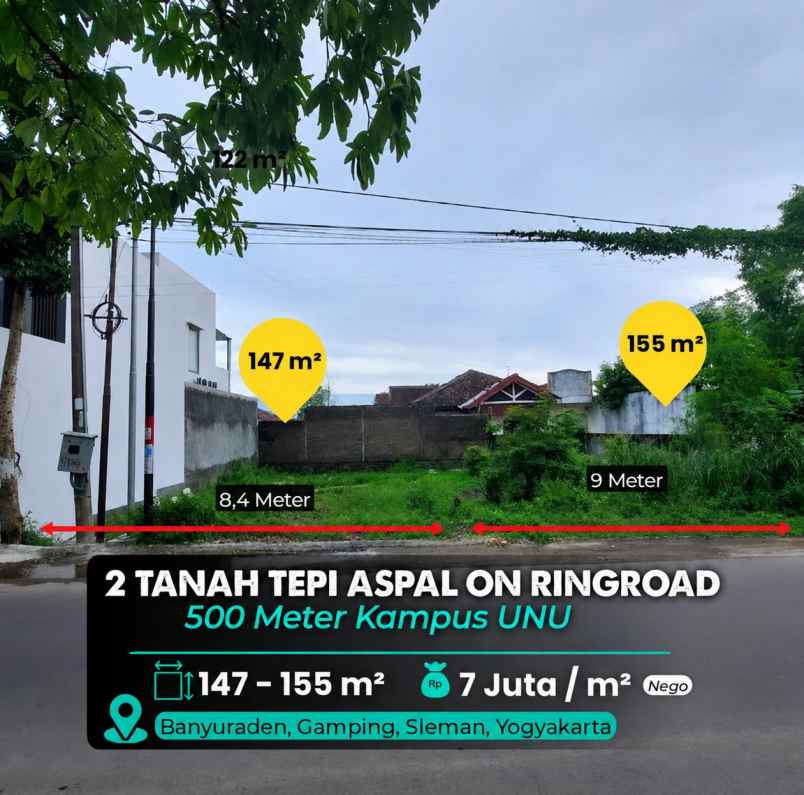 dijual tanah sleman