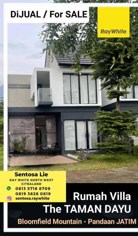 dijual villa jalan taman dayu