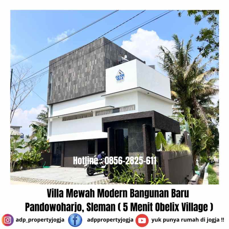 dijual villa pandowoharjo sleman