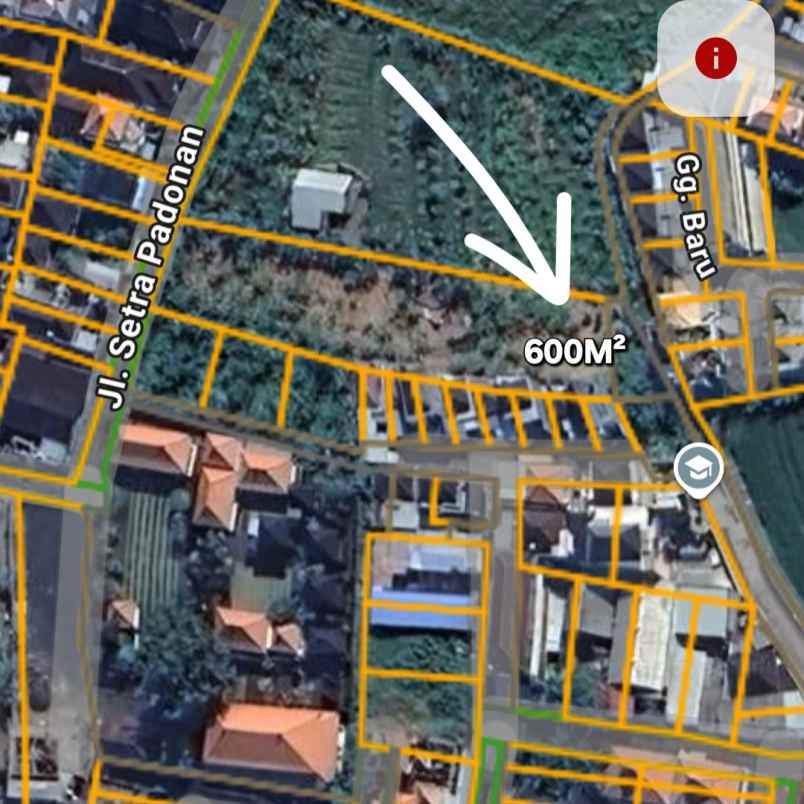 disewakan tanah raya dawas padonan