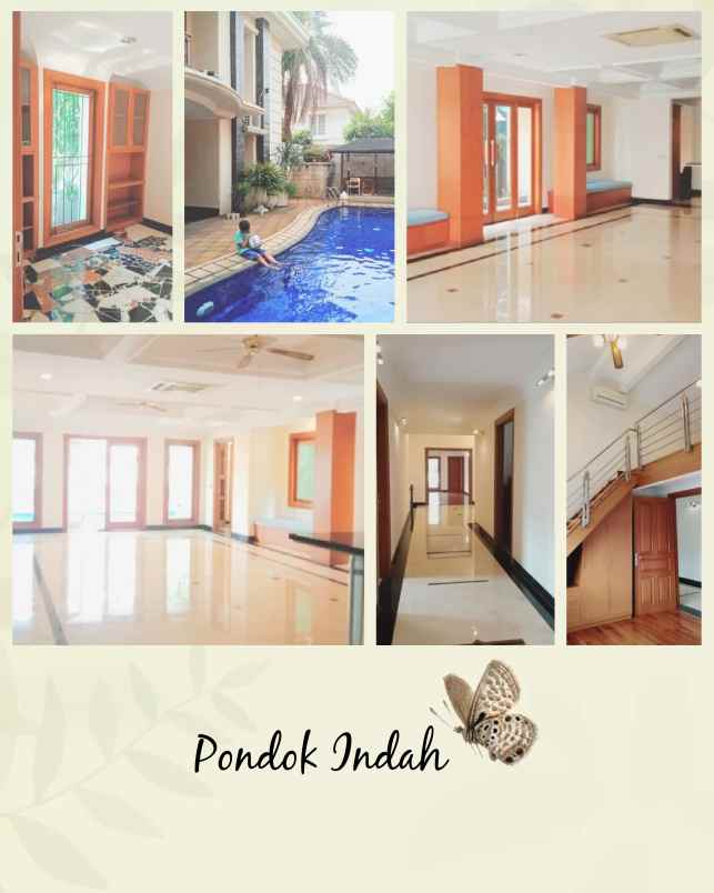 for rent elegant 5br house at pondok indah