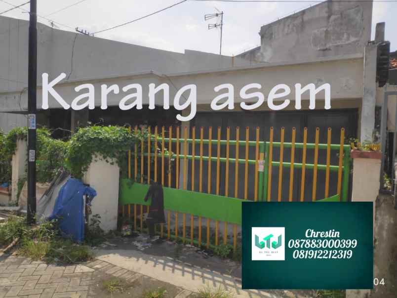 jual rumah karang asem cocok untuk usaha