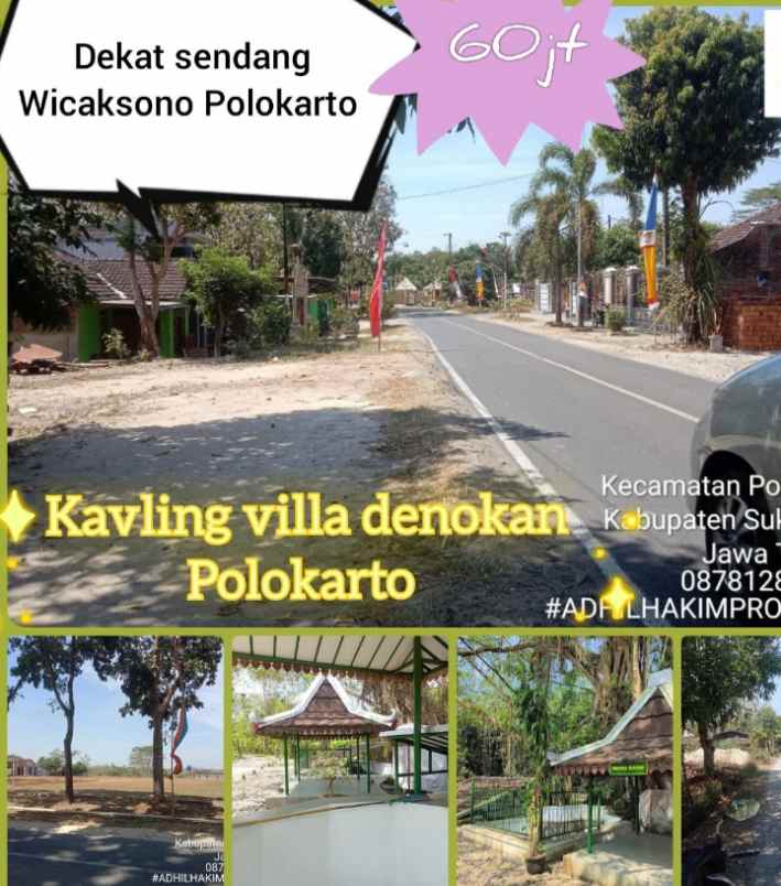 Kavling Villa Murah Di Denokan Polokarto Sukoharjo