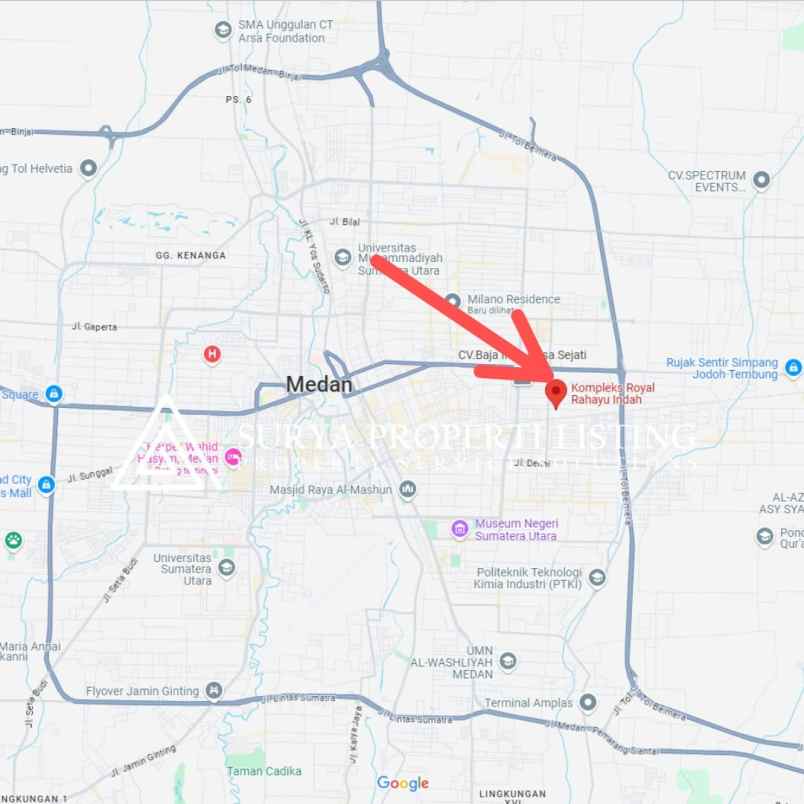 komplek royal rahayu indah medan tembung