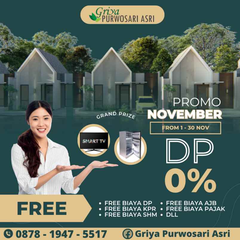 Promo November Rumah Tanpa Dp