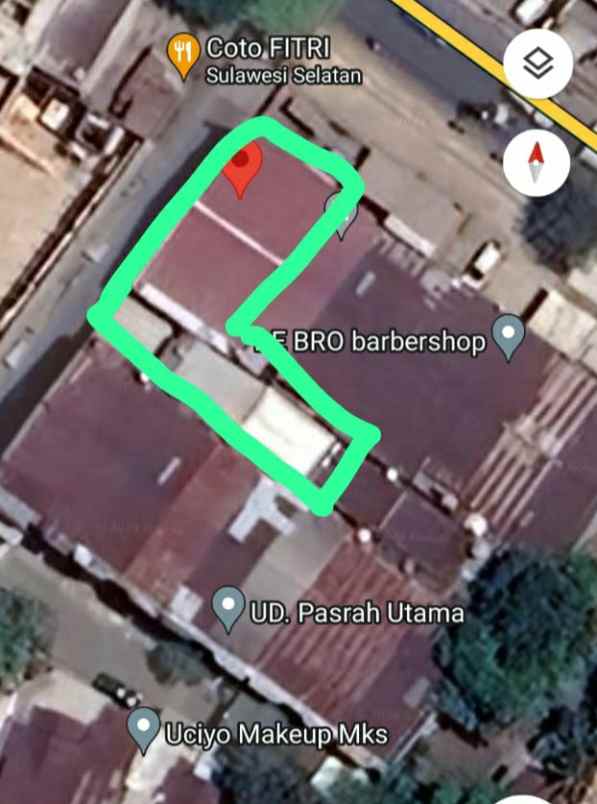 ruko 3 petak di jalan andi djemma makassar