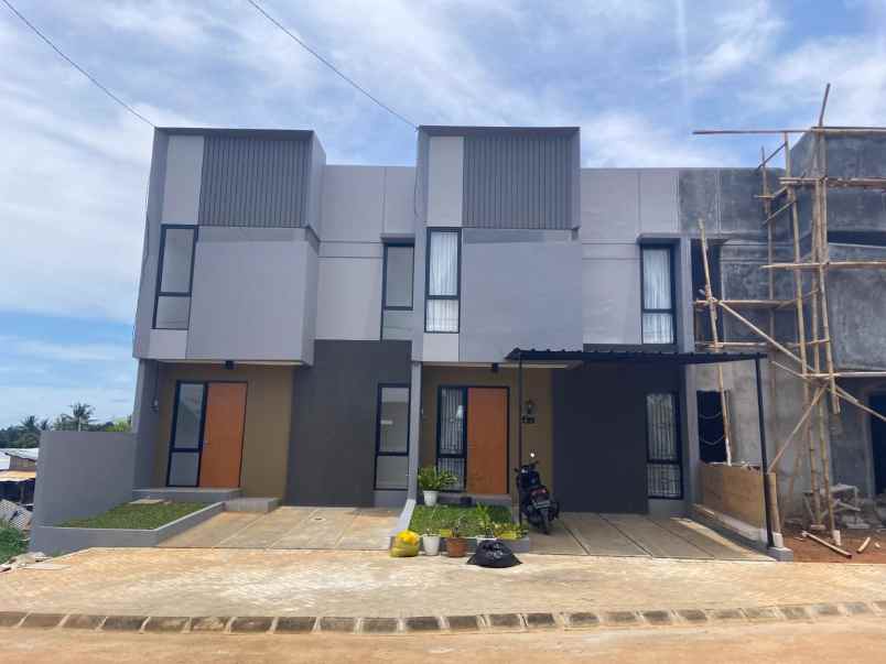 rumah baru minimalis dalam cluster di citayam bogor
