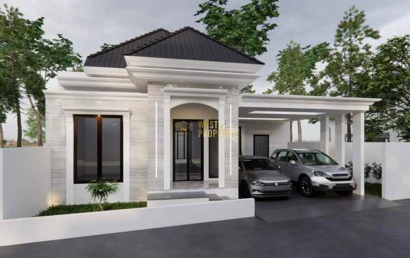 rumah besar design calssic dekat maguwoharjo sleman