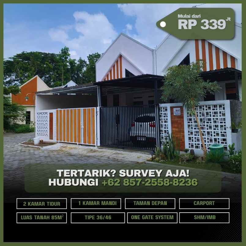 rumah cantik harganya mulai 300 jutaan