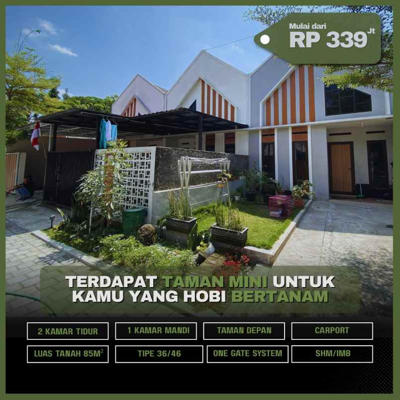 rumah cantik harganya mulai 300 jutaan