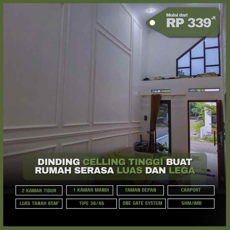 rumah cantik harganya mulai 300 jutaan