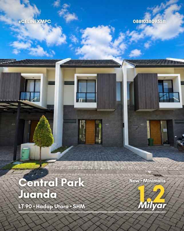 rumah central park juanda new minimalis
