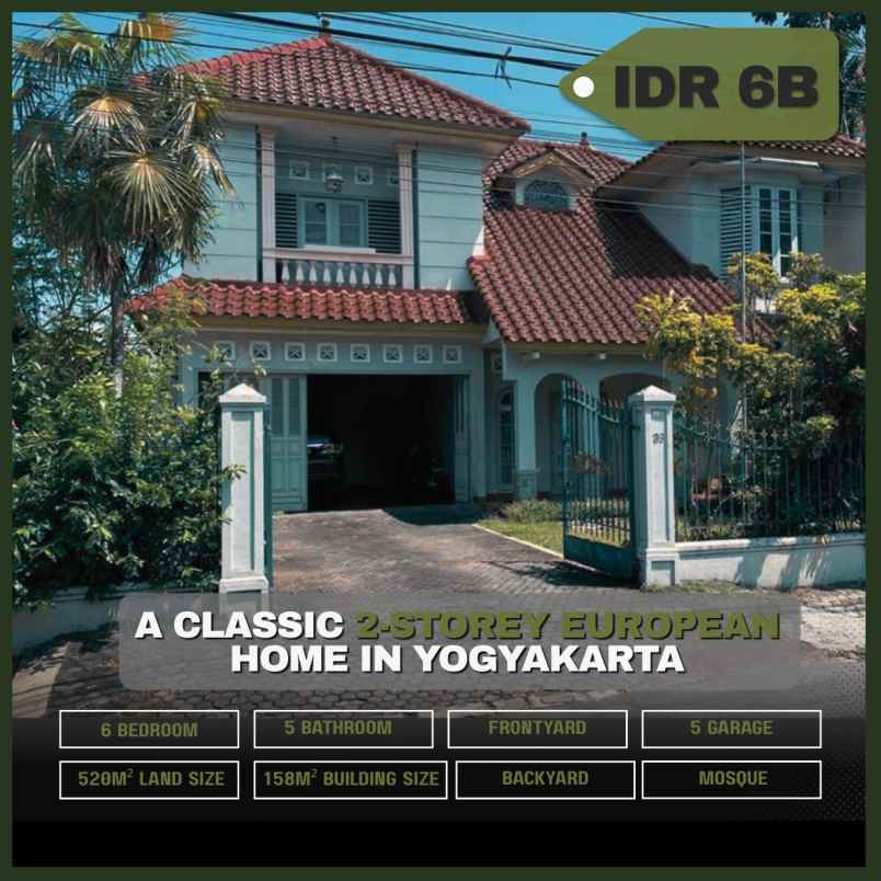 rumah desain eropa kawasan yogyakarta