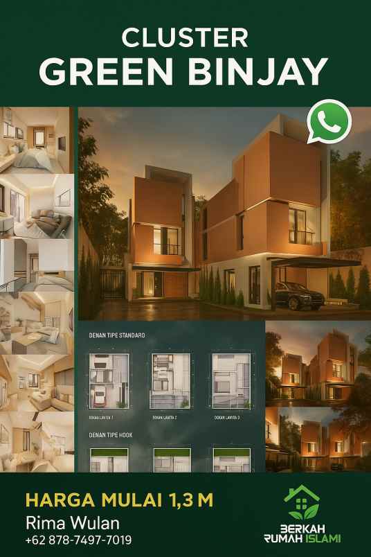 rumah di bintara jaya bebas banjir dan dekat ke tol rs