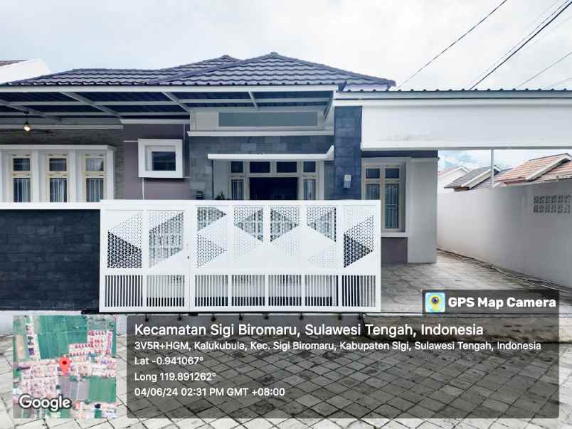 rumah dijual di perumahan the green land kota palu