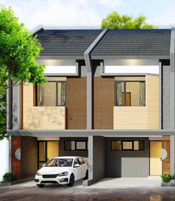 rumah dua lantai dekat jalan raya juanda kota depok