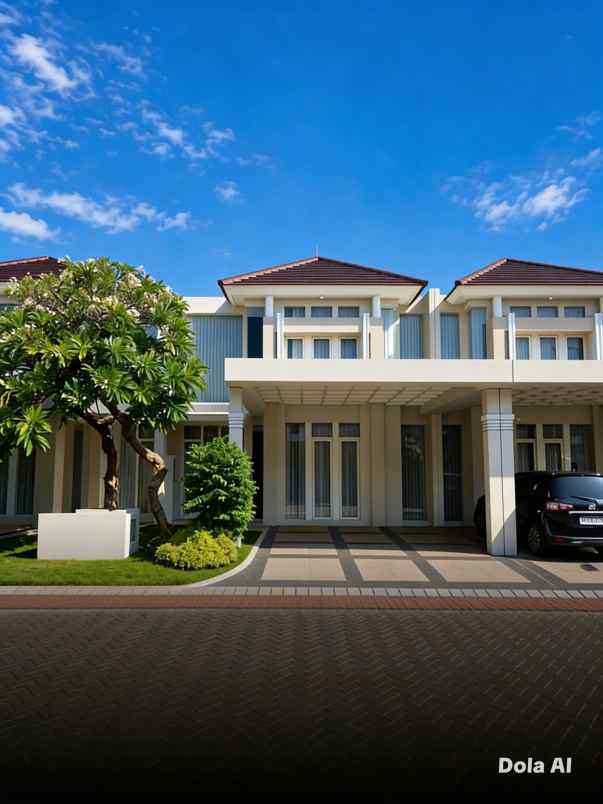 rumah grand pakuwon minimalis siap huni carport 2