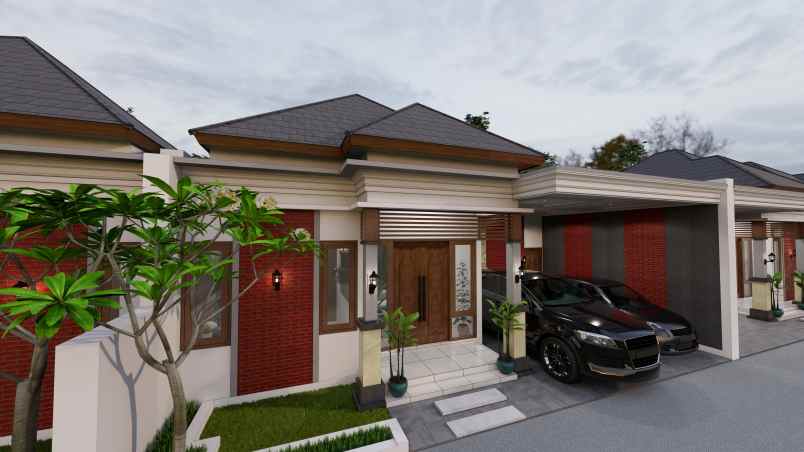 rumah konsep villa bali di jogja