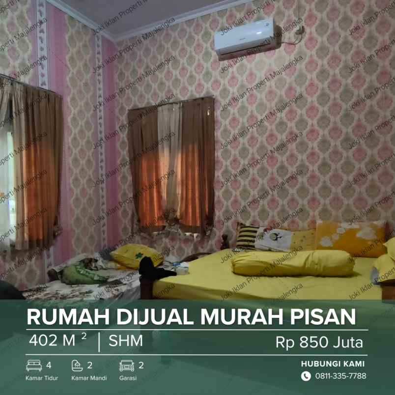 rumah luas adem semi furnished