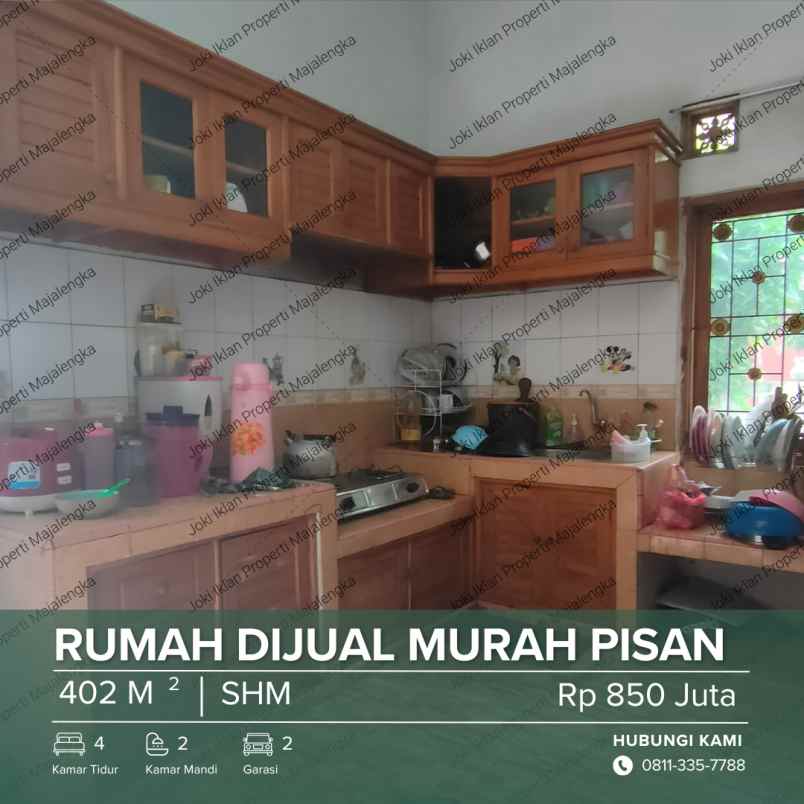 rumah luas adem semi furnished