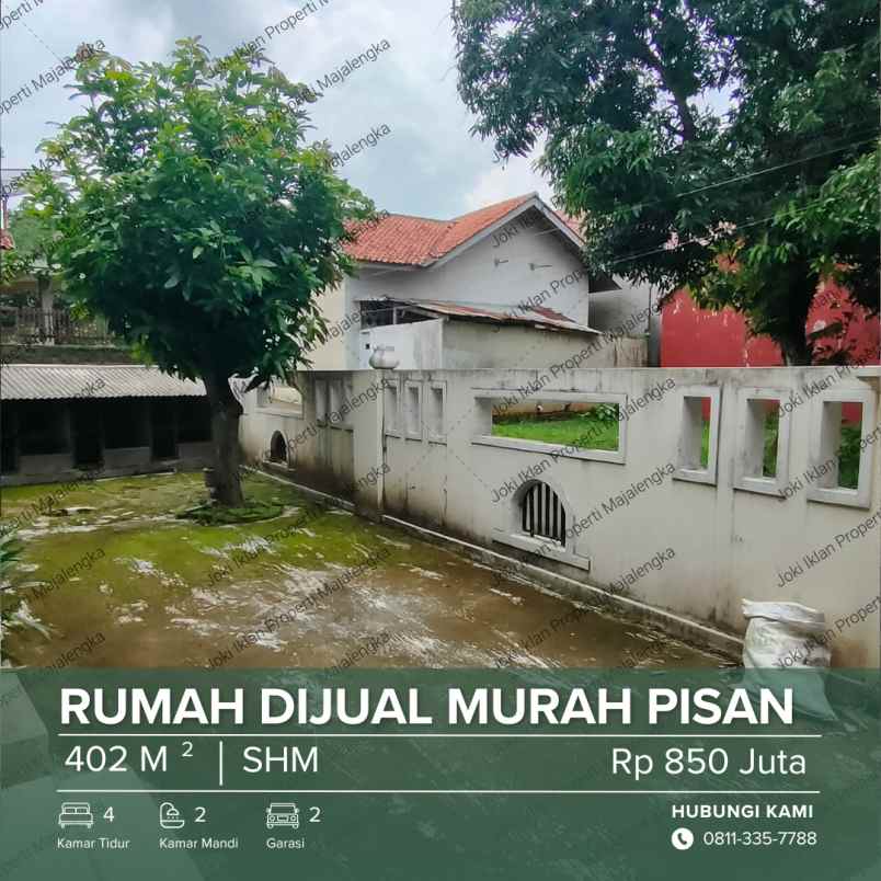 rumah luas adem semi furnished