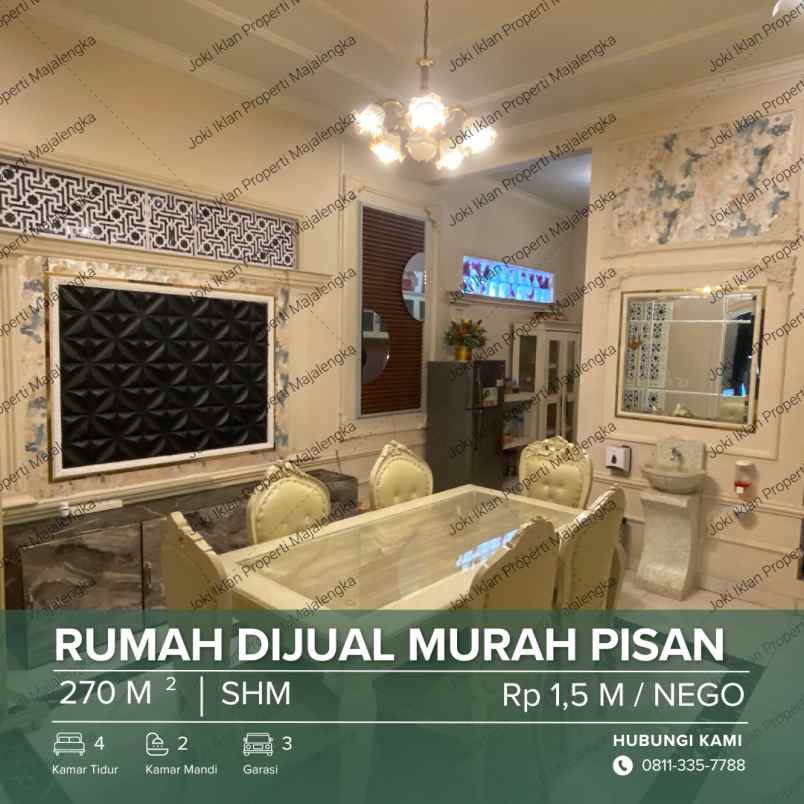 rumah mewah murah full furnished