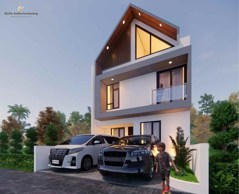 rumah mezanine konsep villa 10 menit ke malioboro