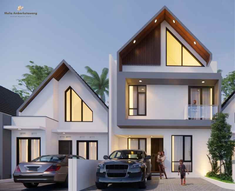 rumah mezanine konsep villa 10 menit ke malioboro