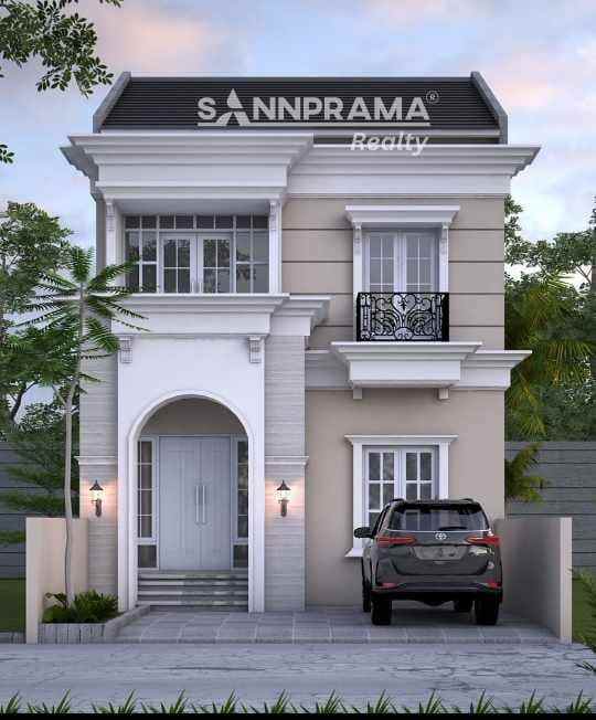 rumah modern 2 lantai di meruyung depok