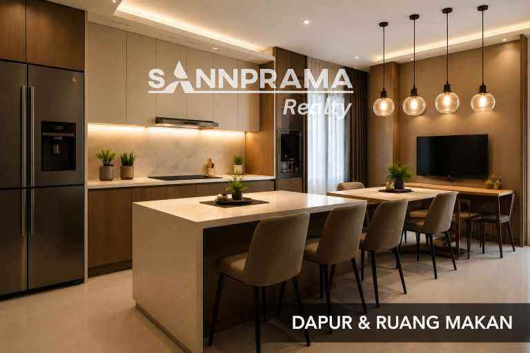 rumah modern 2 lantai di meruyung depok