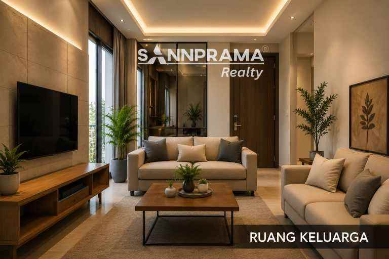 rumah modern 2 lantai di meruyung depok