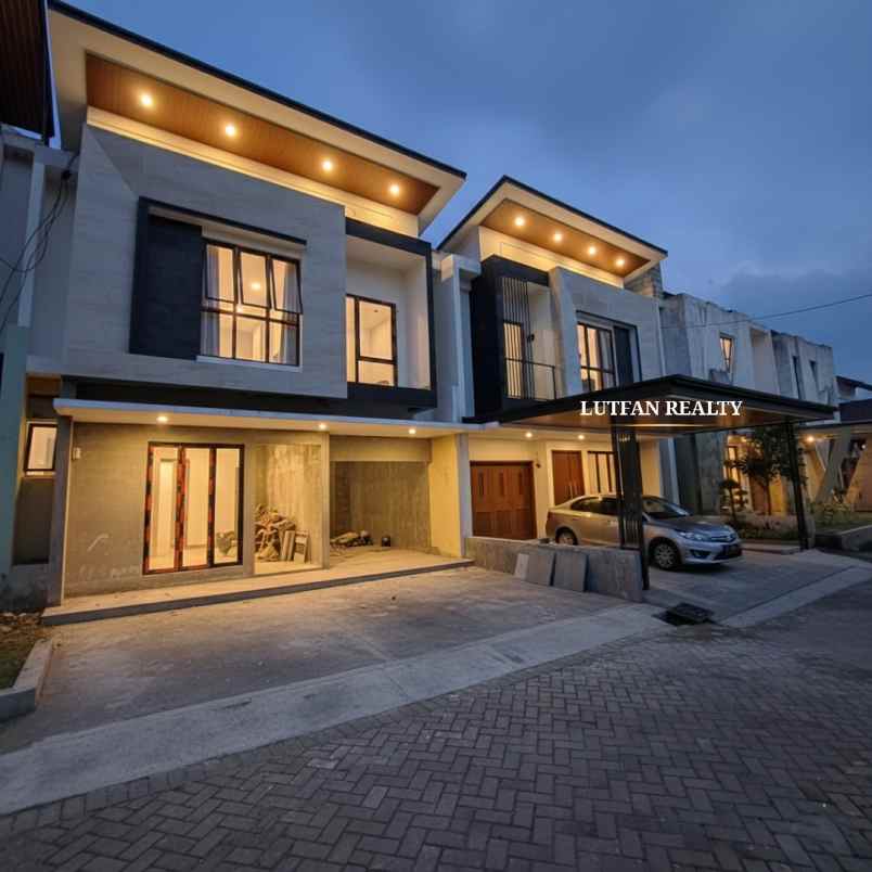 rumah modern kontemporer lenteng agung dalam cluster
