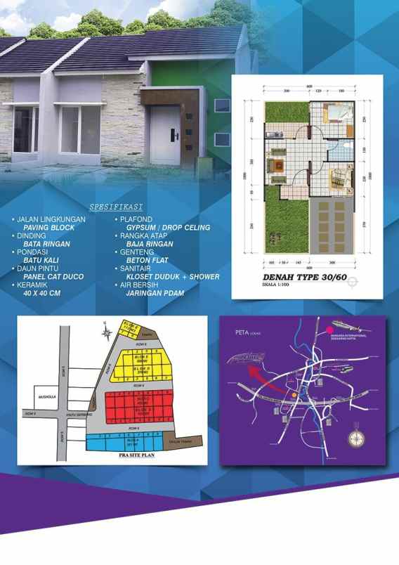 rumah nyaman dekat lipo karawaci cluster amethys