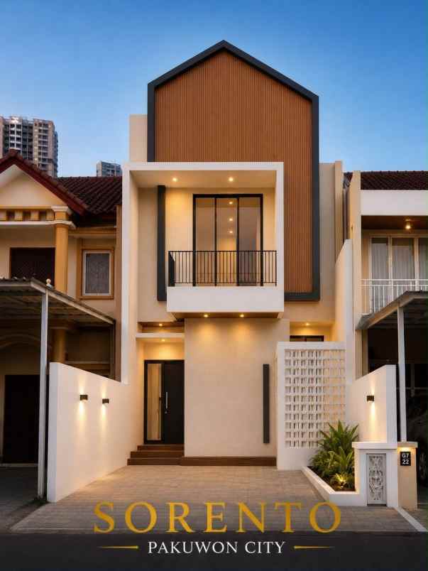 rumah sorento pakuwon city new minimalis
