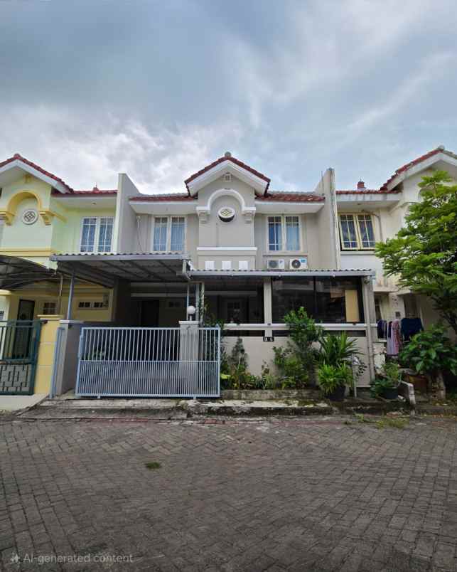 rumah taman mutiara pakuwon city siap huni minimalis