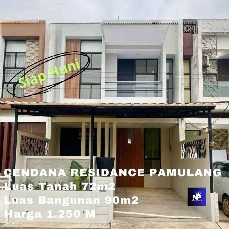 rumah terawat siap huni di cendana residence pamulang