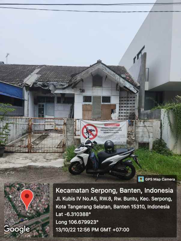 rumah tua hitung tanah di griyaloka bsd