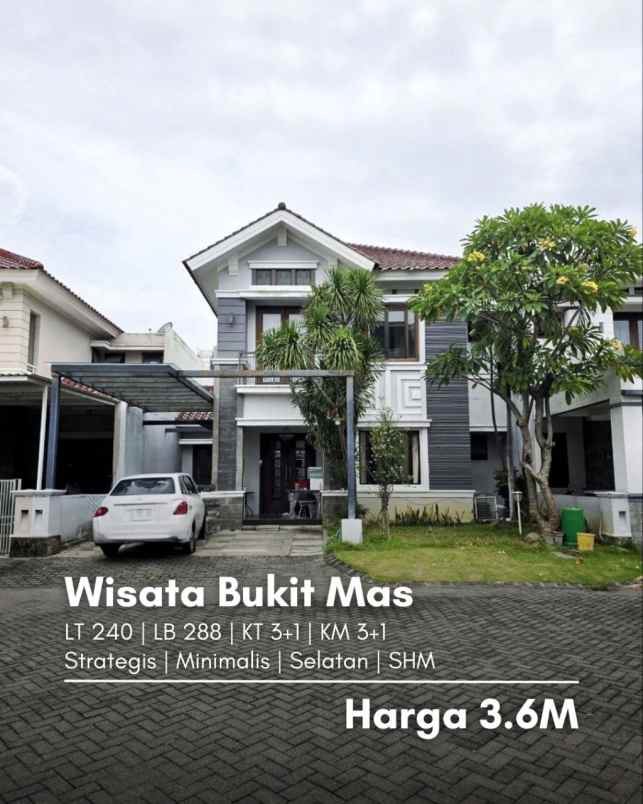 rumah wisata bukit mas strategis minimalis