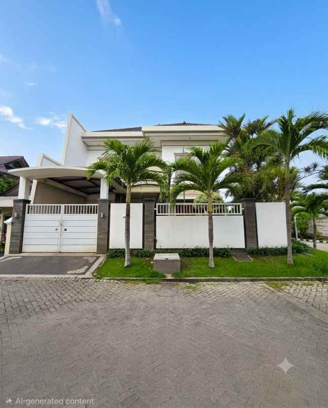rumah wisma mukti strategis furnish row 4 mobil
