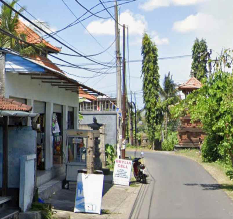 tanah di jalan utama padang tawang canggu babakan bali