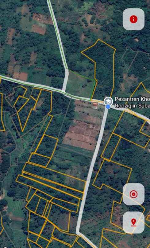tanah kebun dekat jalan cagak subang
