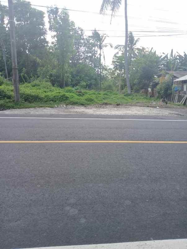 tanah murah pinggir jalan raya