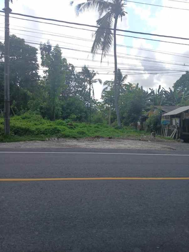 tanah murah pinggir jalan raya